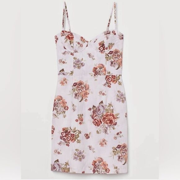 NWT Brock Collection x H&M Lyocell Blend Floral Mini Dress XXL - Picture 2 of 8